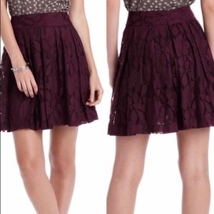 LOFT Lace Mini Skirt